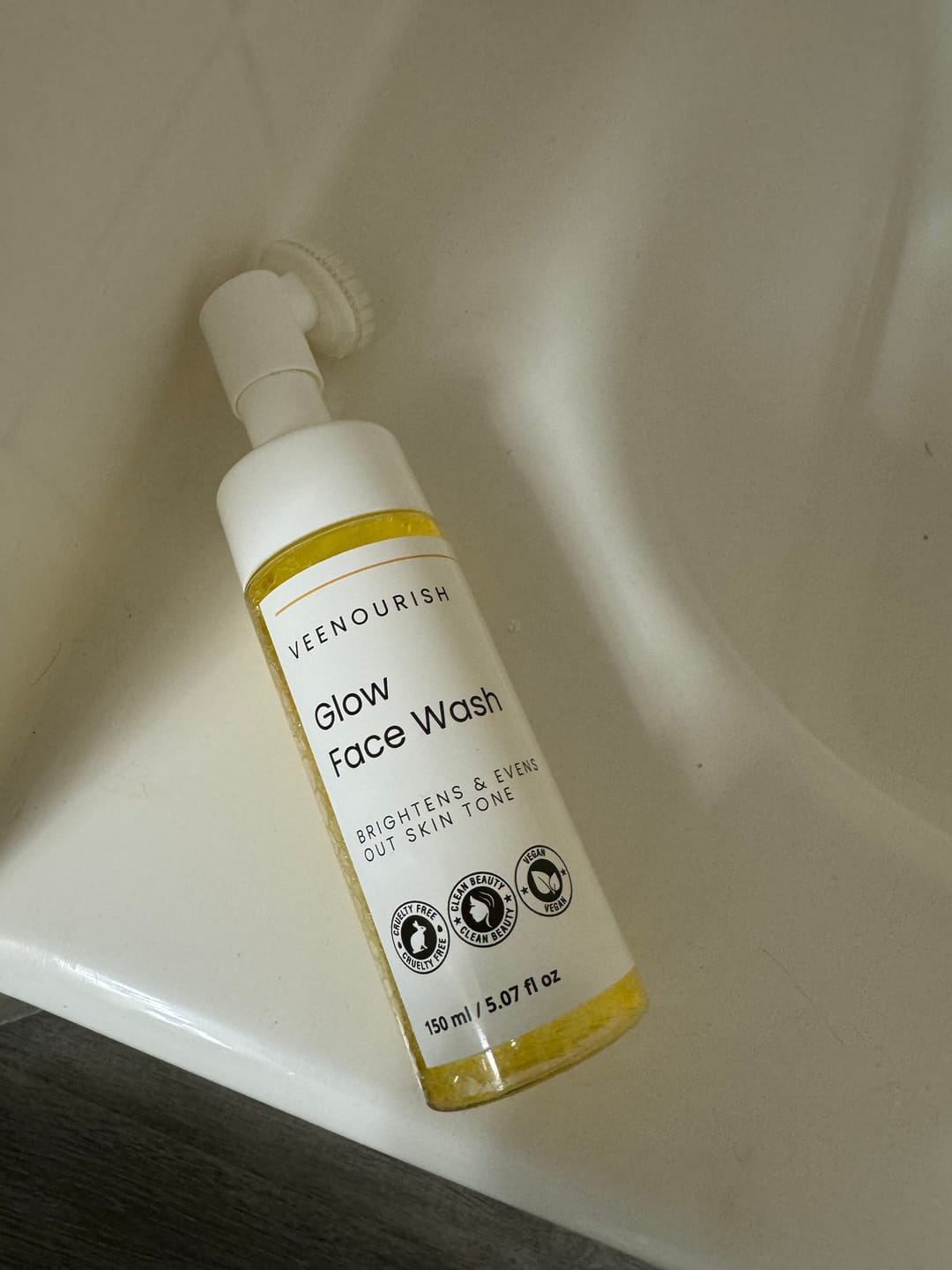 Customer photo review of Aloe, Turmeric & Kojic Acid Face Wash
