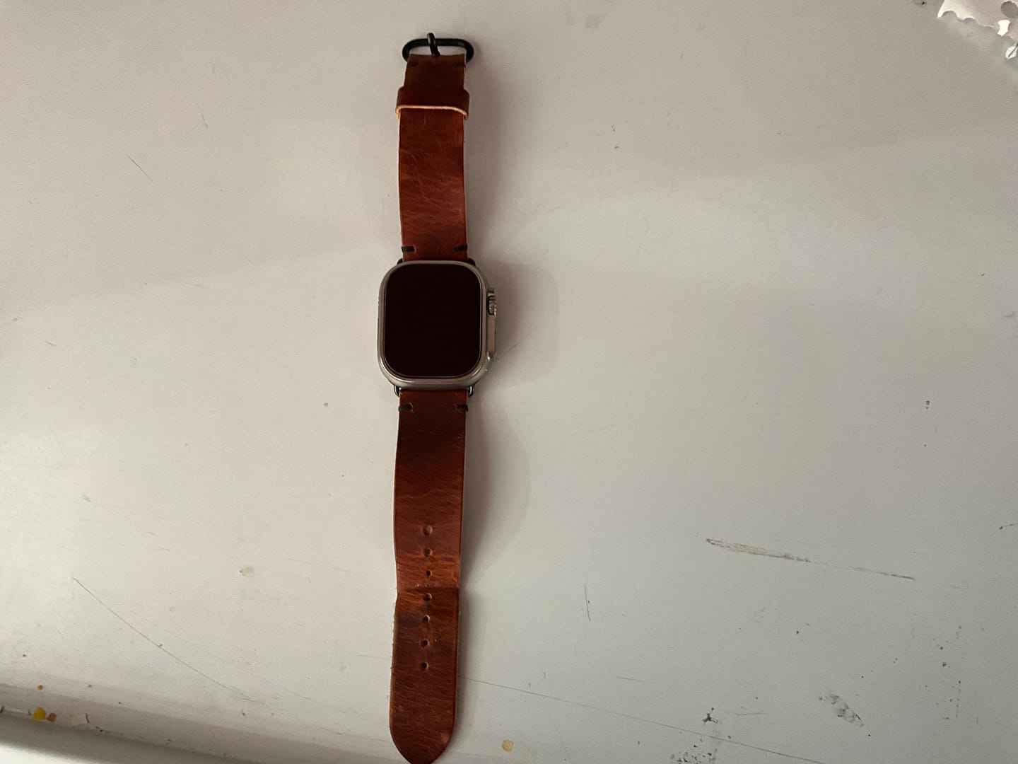 Customer photo review of Horween English Tan Dublin | Natural Thread