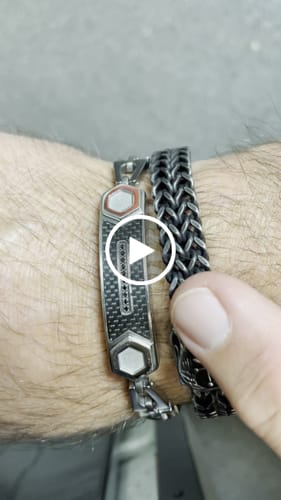 Customer video review of St. Michael Defend Us Bracelet - Helps Pair Veterans With A Service Dog Or Shelter Dog