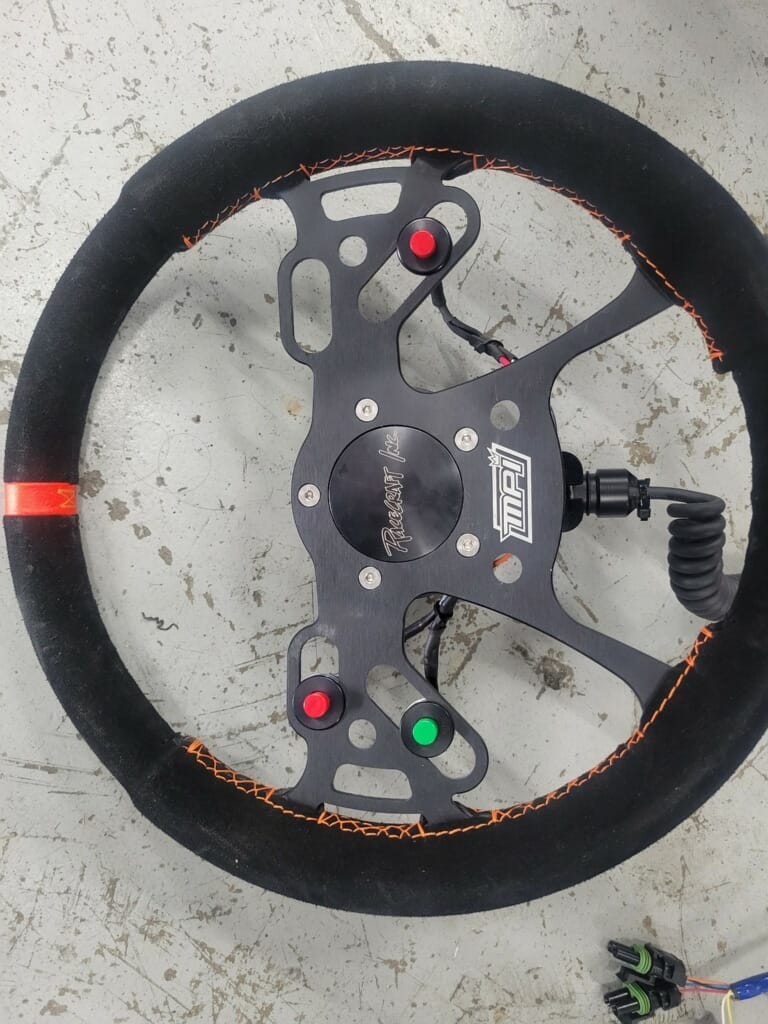 Customer photo review of Motion Raceworks Mono Cord Pro Steering Wheel Wiring System