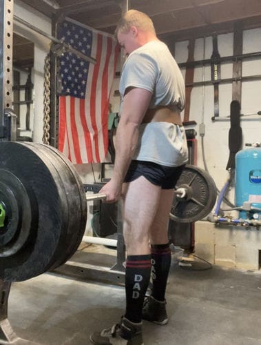 Customer photo review of Bastard Deadlift Bar - Black Chrome Shaft