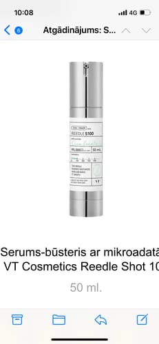 Maarika I. review of Serums-būsteris ar mikroadatām VT Cosmetics Reedle Shot 100 image 1 out of 1