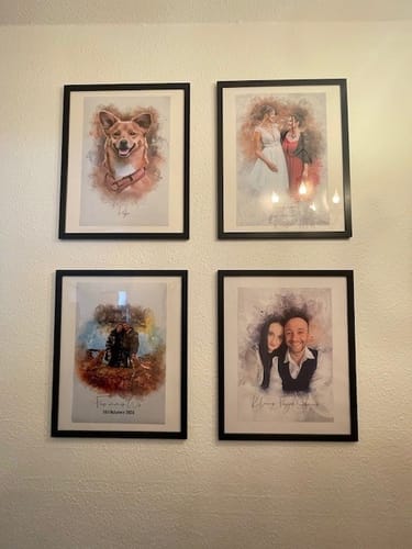 Customer photo review of Euer Foto als Aquarell | personalisierbares Poster