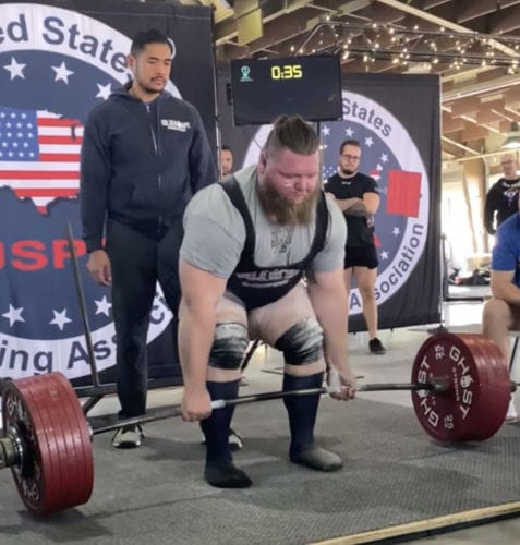 Customer photo review of Riot Deadlift Slippers - IPF Legal