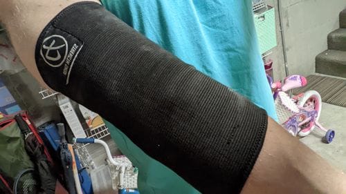 Customer photo review of Single Ply Elbow Sleeves