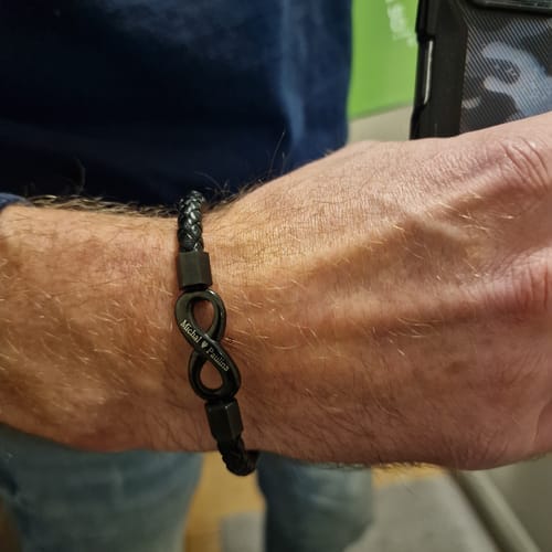 Customer photo review of Beyond Love Ednless-Bracelets with Engraving