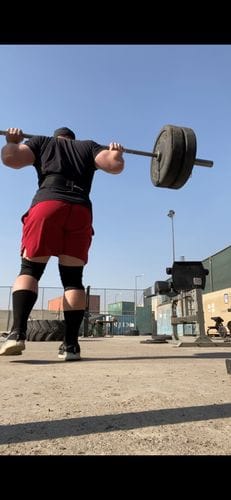 Customer photo review of Single Ply Knee Sleeves