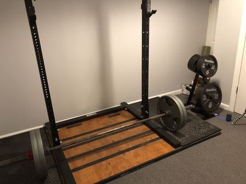 Customer photo review of Strength Shop Deadlift Wedge Black