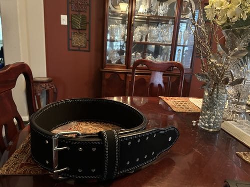 Customer photo review of Double Prong Belt, All Black, 10MM - IPF Approved