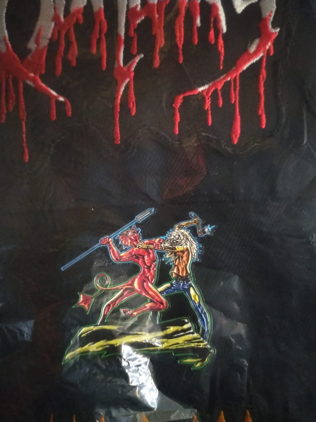 Customer photo review of Iron Maiden - Run To The Hills - Pin