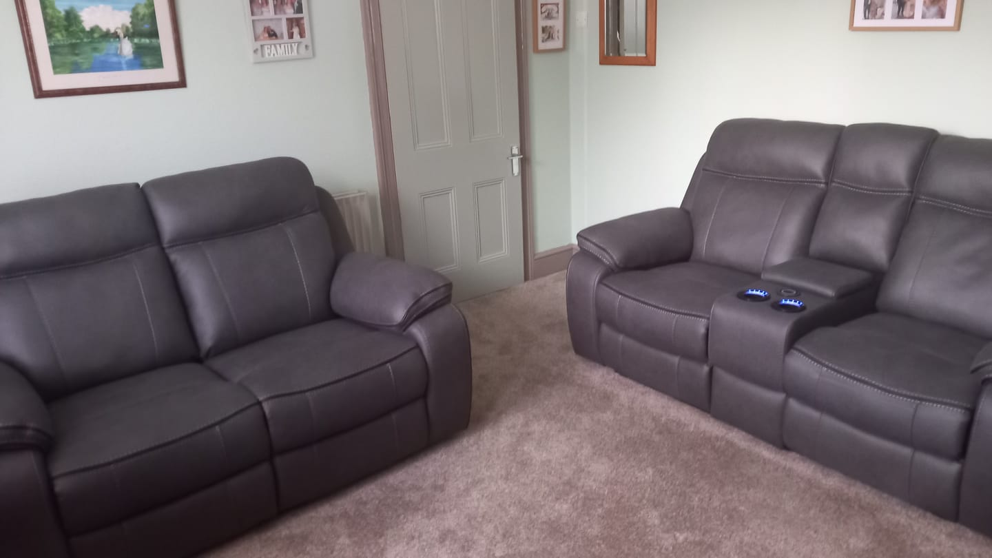 Customer photo review of Vinson 2 Seater Power Recliner