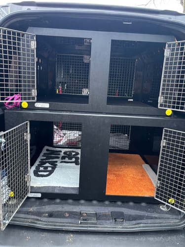 Customer photo review of Dog Van Kit | Peugeot Partner | 2008-Persent |Double stack | DT VS1