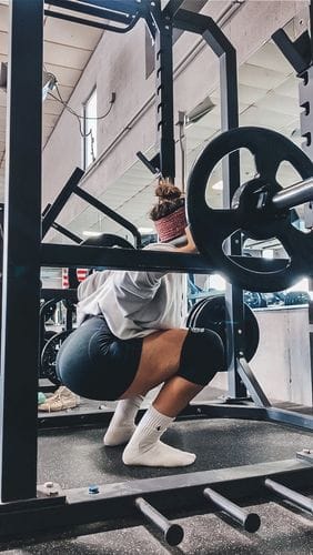 Customer photo review of Single Ply Knee Sleeves