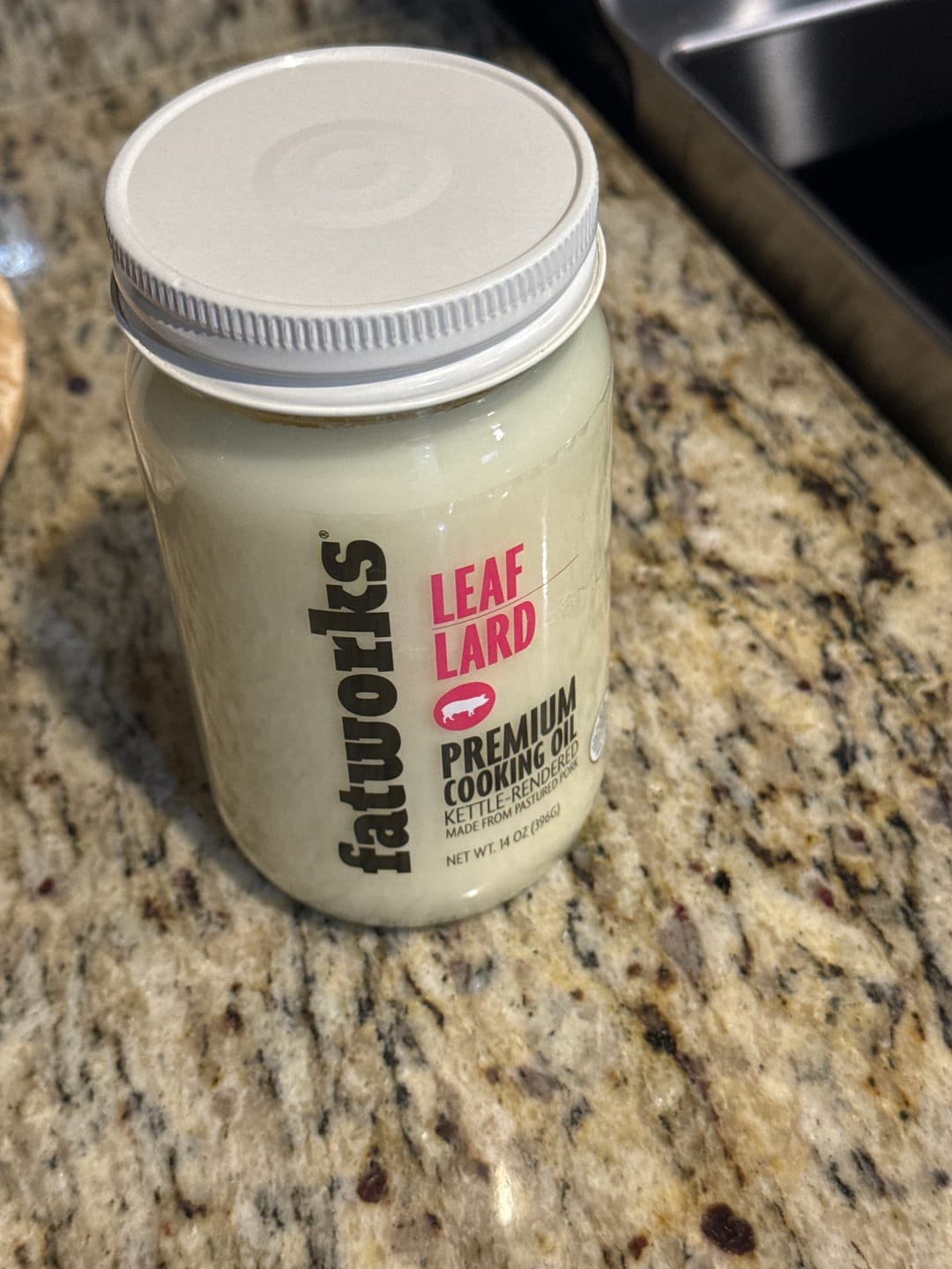 Customer photo review of Pasture Raised Leaf Lard (14 oz)