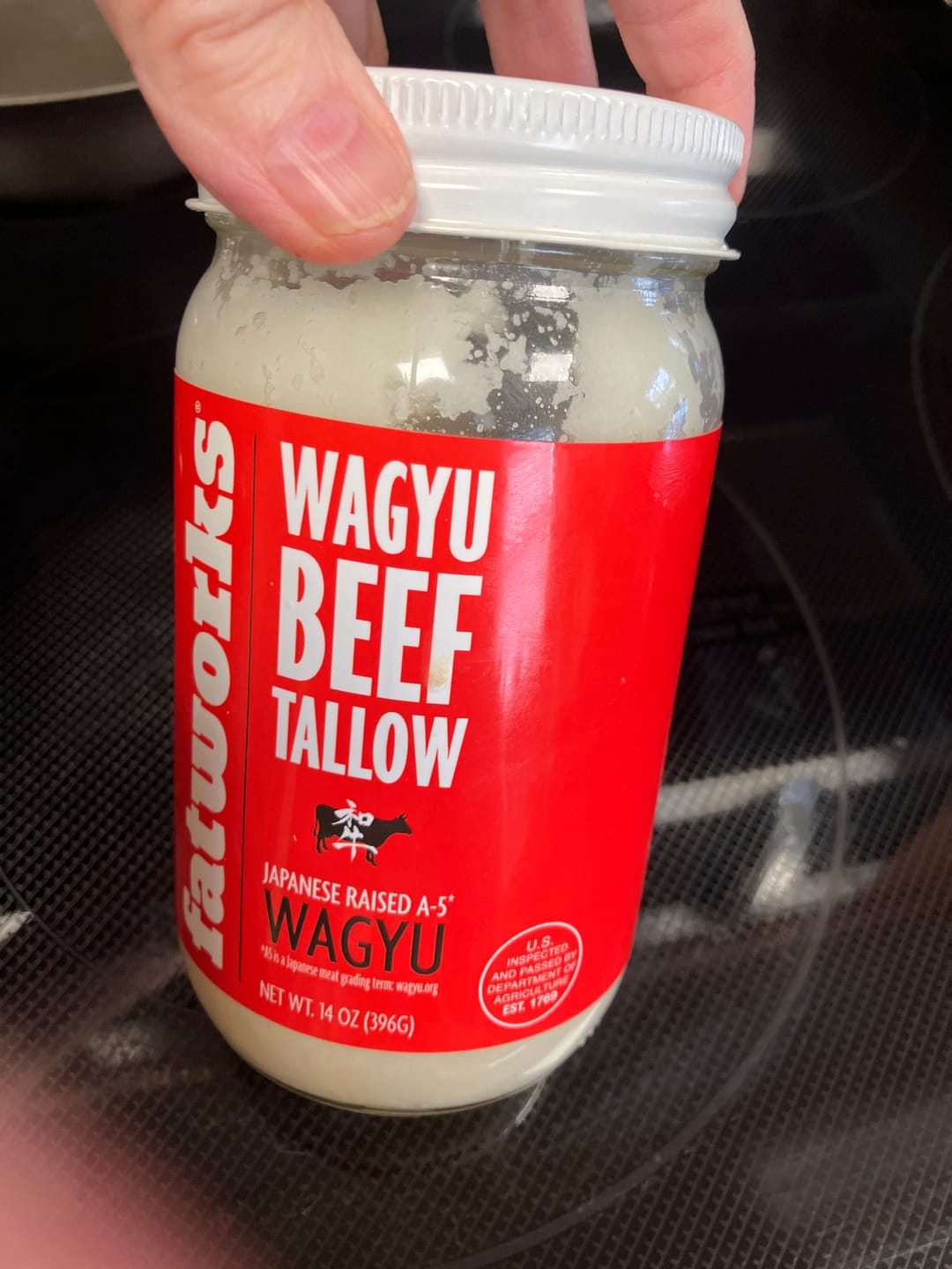 Customer photo review of Japanese Wagyu Tallow 14 OZ