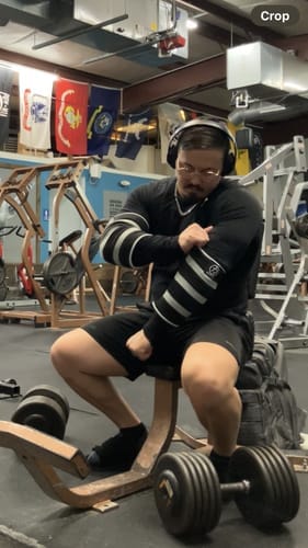 Customer photo review of Triple Ply Elbow Sleeves