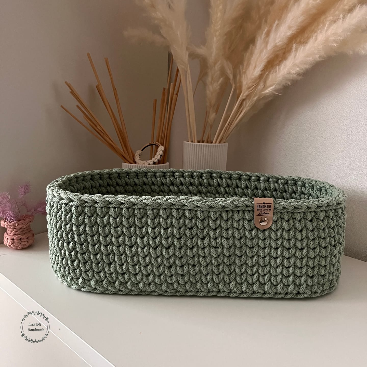 Customer photo review of Kunstleder Labels personalisiert mit Name oder Logo
