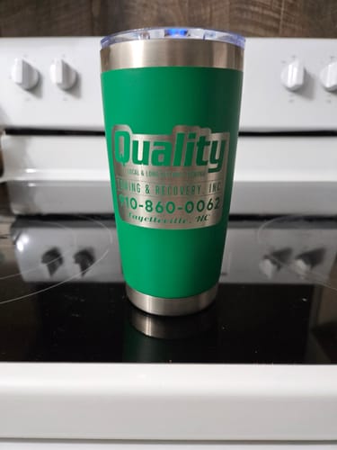 Customer photo review of (6 Pieces) Custom Laser Engraved - 20oz Tumblers