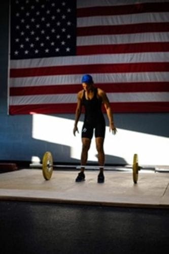 Customer photo review of Black Singlet, Unisex – IPF Approved
