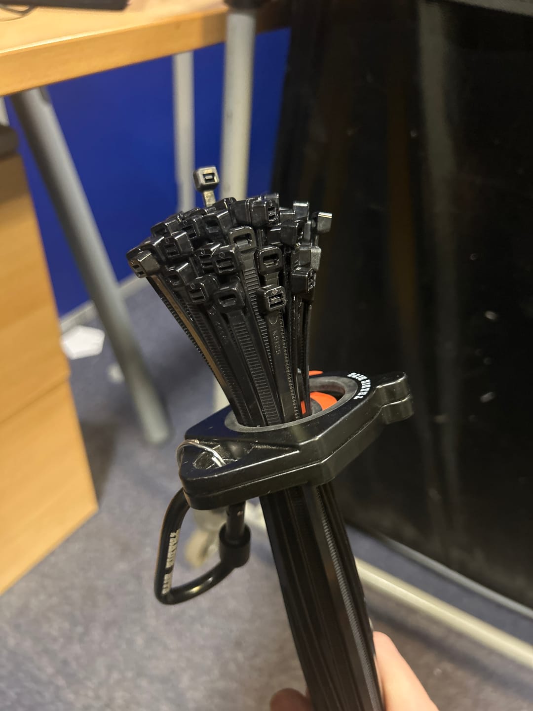 Customer photo review of Aluminium Cable Tie Holder