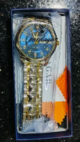 Customer photo review of Elegance® 858 PrestigeSport Men Watch Luxury Quartz Waterproof Date Week Luminous Wristwatch Stainless Steel Men's Watches Male Clock Sports