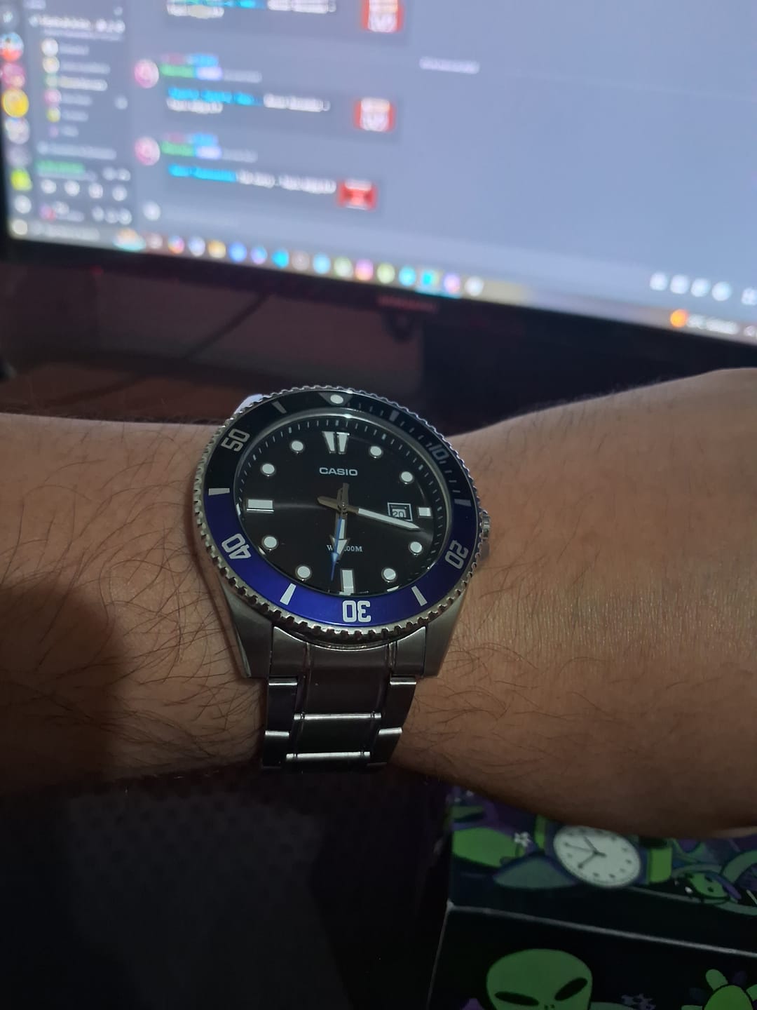 Customer photo review of Reloj Casio Submariner Marlin Duro MDV-107D-1A2VDF Buceo