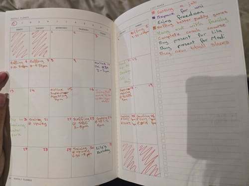 Customer photo review of Planners Starter Kit-  'SEA SPRAY'