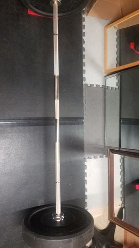 Customer photo review of Bastard Power Bar, Nickel Plated Shaft