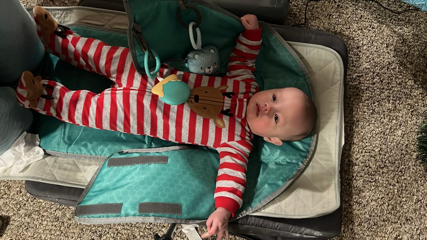 Customer photo review of Playtime Changing Pad™ - Excursion Edition