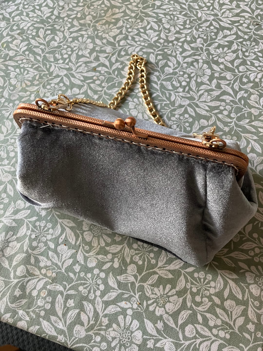 Customer photo review of Plain Stretch Velvet Fabric
