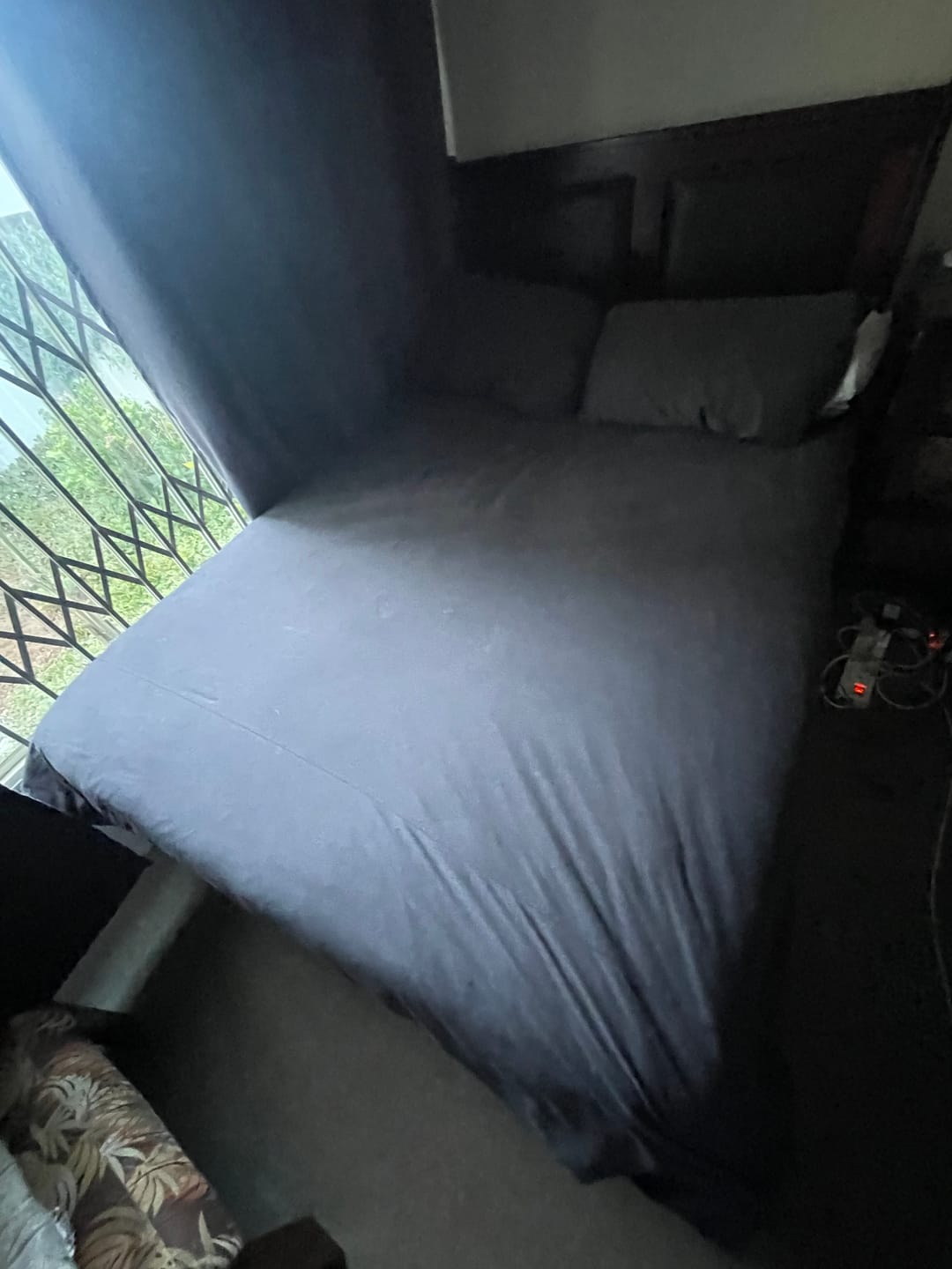 Customer photo review of Deep Charcoal Duvet Cover Set