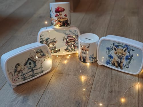 Customer photo review of Broodtrommel / Lunchbox Wit voor sublimatie