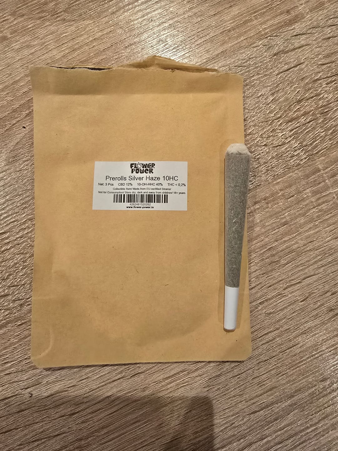 Customer photo review of 🪙 Super Silver Haze 10HC Prerolls - POWER LVL: 4/5