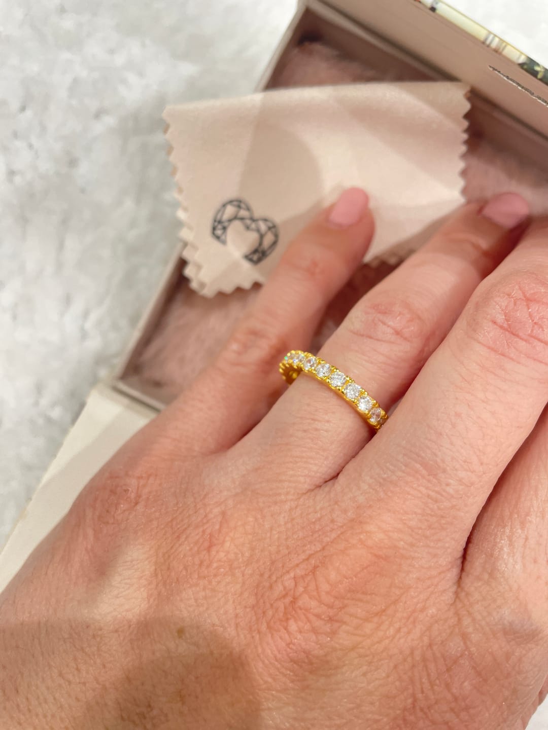 Customer photo review of Anillo Abrillantado