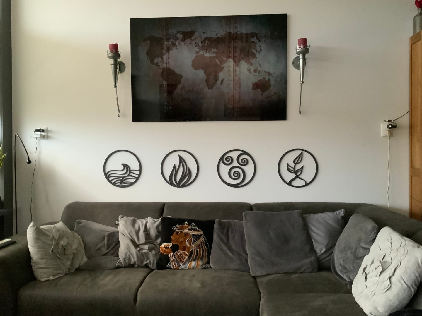 Customer photo review of Wanddecoratie | 4 elementen