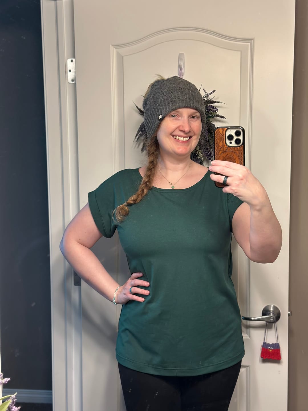 Customer photo review of *Pre-Sale* Cuff Tee