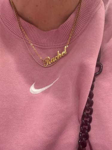 Customer photo review of Personalized Name Necklace
