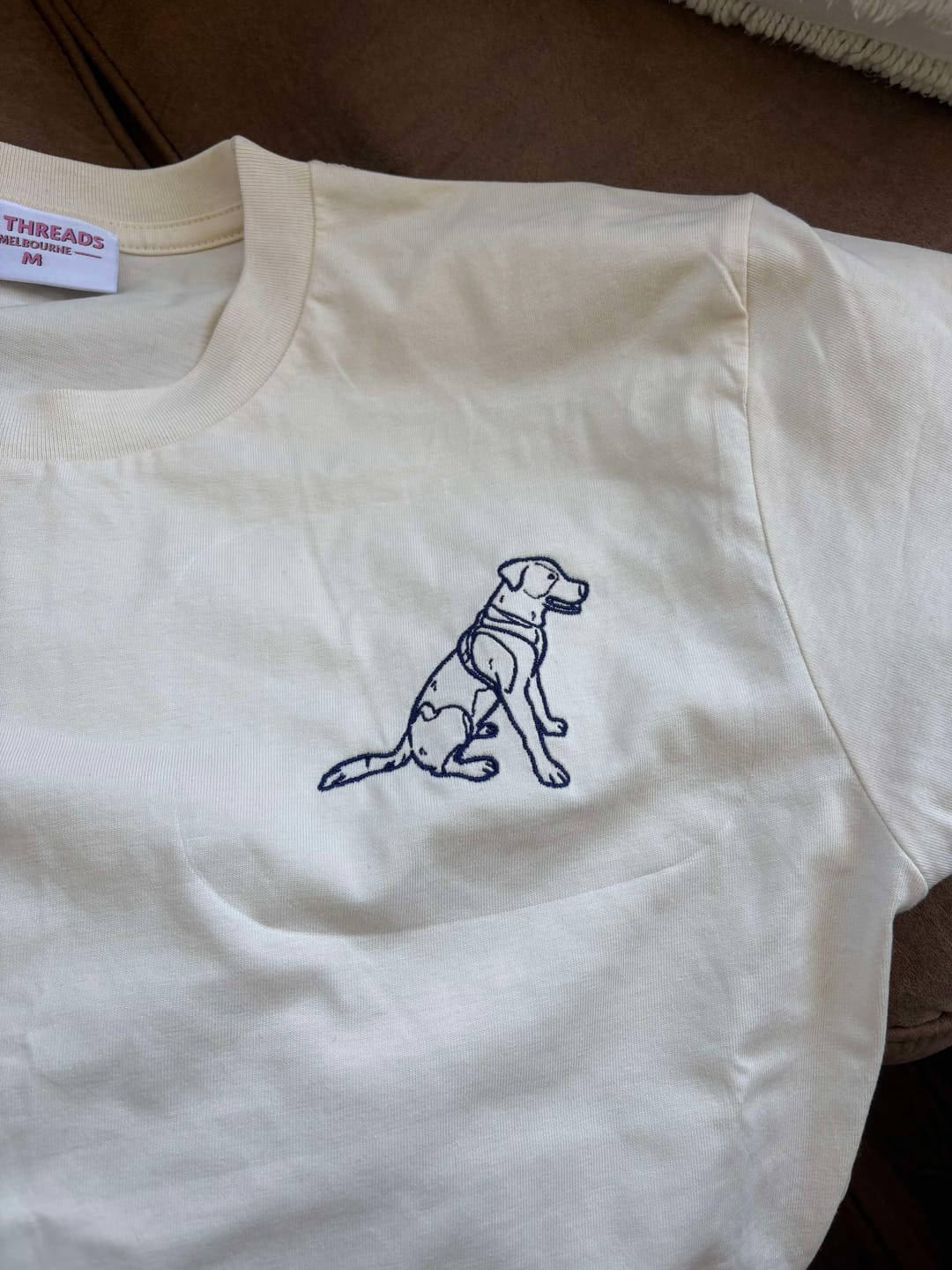 Customer photo review of CUSTOM PET T-SHIRT