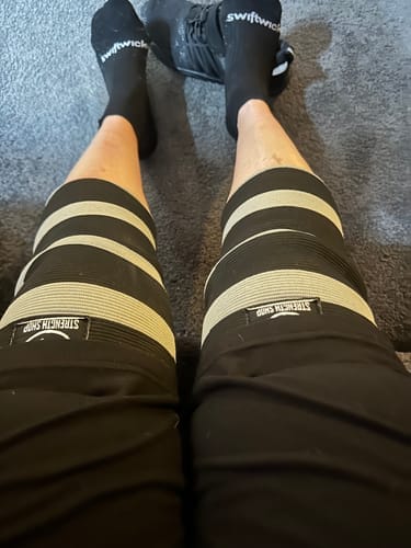 Customer photo review of Triple Ply Knee Sleeves