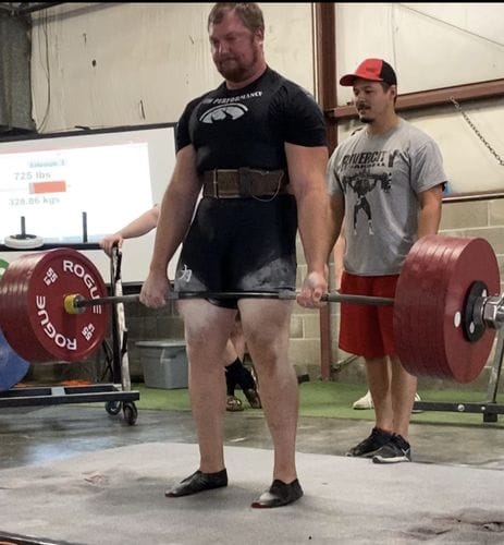 Customer photo review of Black Singlet, Unisex – IPF Approved