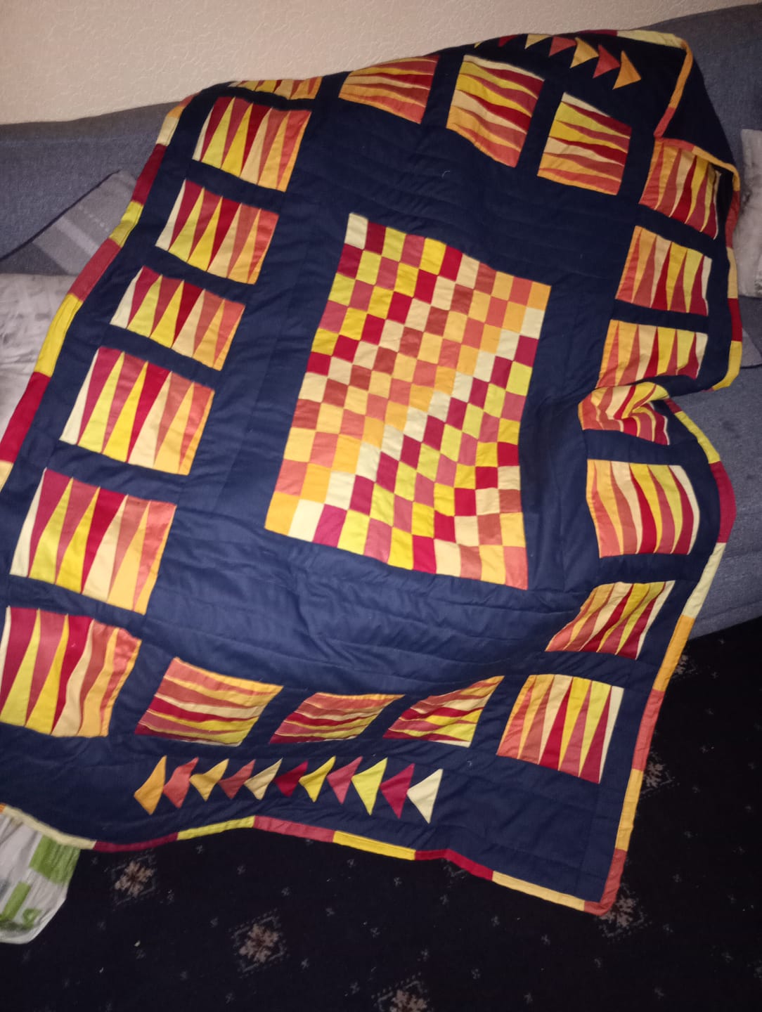 Customer photo review of 94” Polycotton Sheeting Fabric
