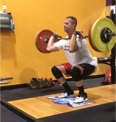 Customer photo review of Double Ply Knee Sleeves, Black