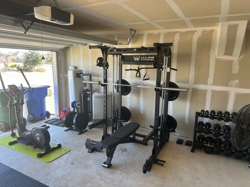Customer photo review of Major Fitness F22 All-In-One Home Gym Power Rack