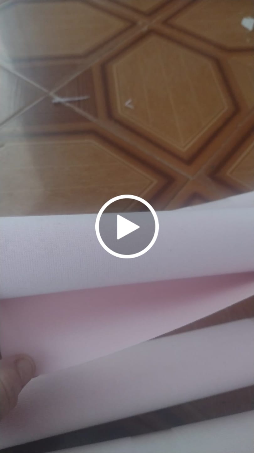 Customer video review of DUNA 0.9MM FUNDO MALHA COR ROSA CHICLETE