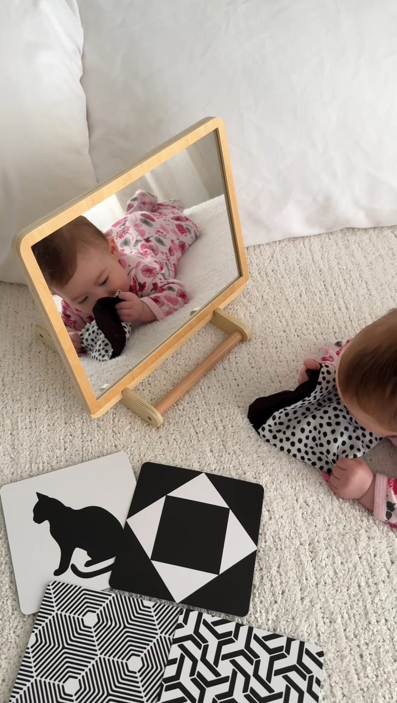 Customer photo review of Montessori Tummy Time Set