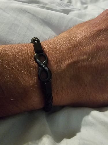 Customer photo review of Beyond Love Ednless-Bracelets with Engraving