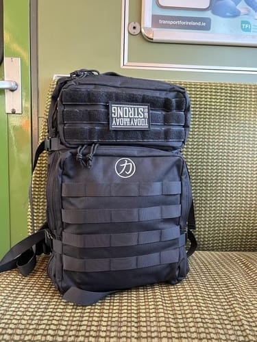 Customer photo review of Training Backpack 2.0, Black - Add Extra Patches
