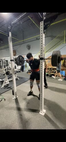 Customer photo review of Black Singlet, Unisex – IPF Approved