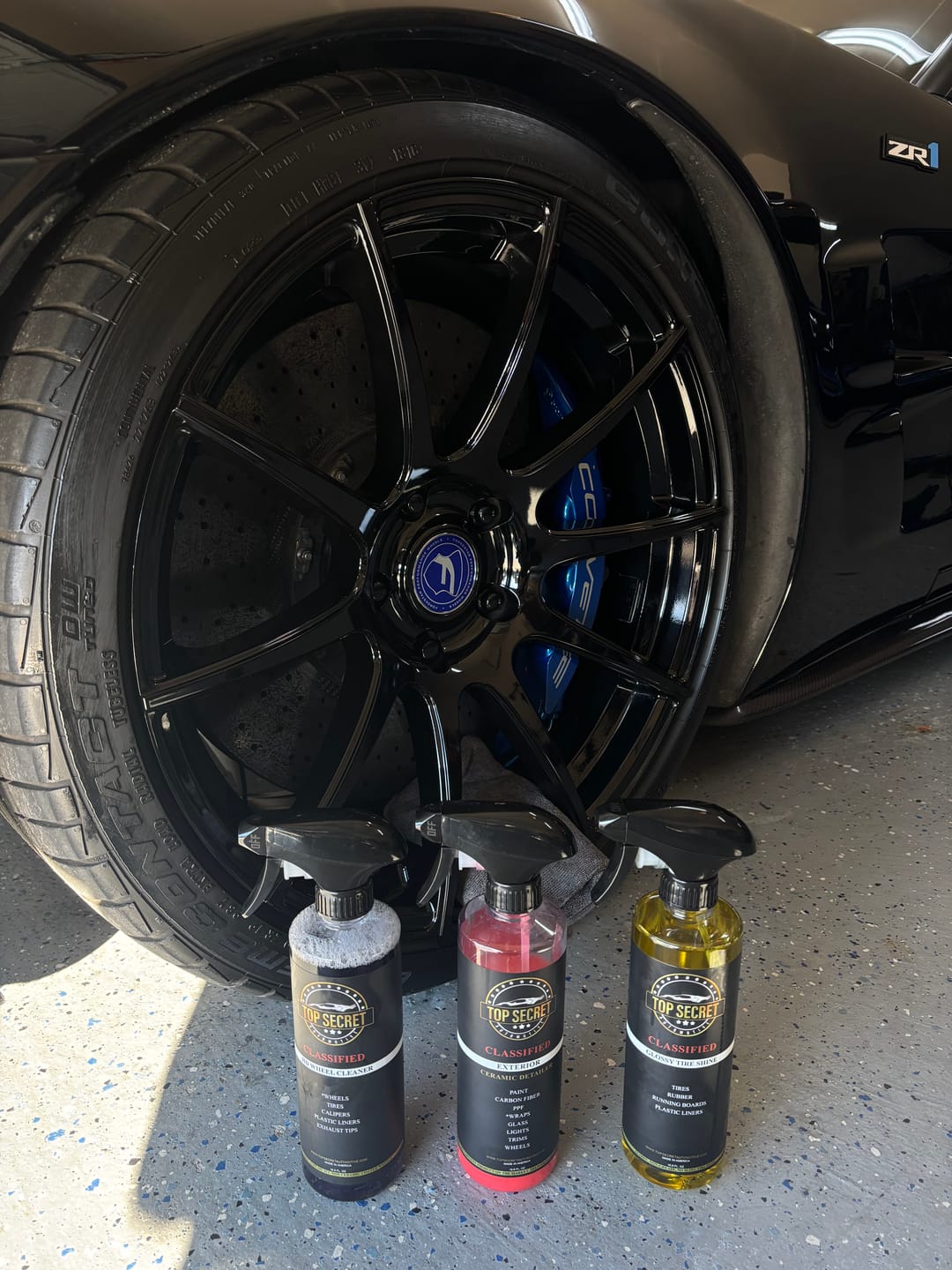 Customer photo review of GRYMX - HEAVY DUTY WHEEL CLEANER