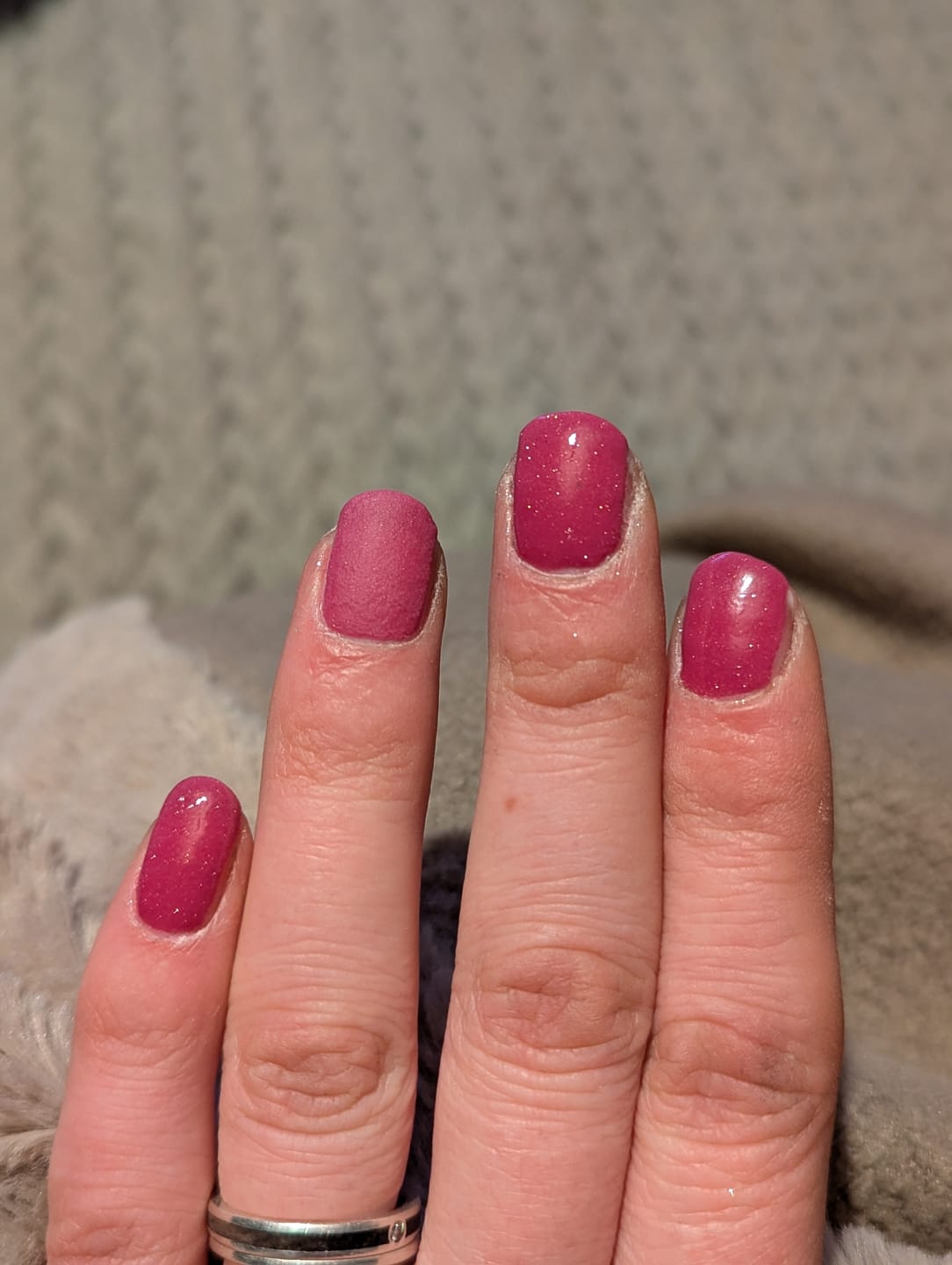 Customer photo review of Matte Top Coat